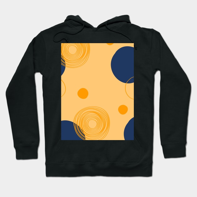 Abstract circle pattern Hoodie by Word and Saying